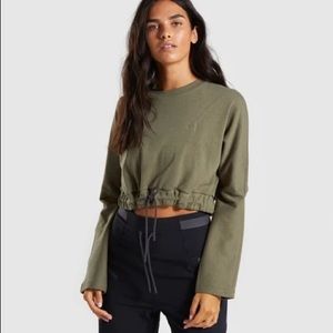 GymShark Box Utility Cropped Sweater